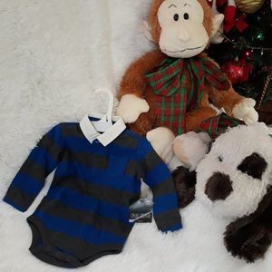OKIE DOKIE Infant Onesie Top, "BABY BOY" (Size 6M) ~ NWT!!!